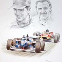 Damon and Graham Hill